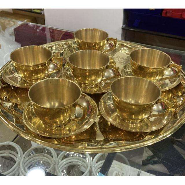 Exclusive Handmade Copper Thali Set with Soft Touch Modern and Traditional Look Ideal for Family Festivals & Decorative Purpose