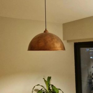 Excellent Quality Antique Finish Copper Pendant Lamp Vintage Inspired Lighting for Living Rooms Available at Factory Price