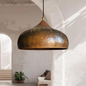 Wholesale Supply Polished Copper Pendant Light Elegant Ceiling Fixture for Hallways or Entryways Use Available at Sale