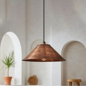 Direct Factory Supply Artisan Made Copper Hanging Light Decorative Pendant Lamp for Boutique Hotels Available at Best Price
