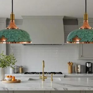 Most Selling Rustic Copper Ceiling Pendant Lamp Perfect for Farmhouse or Industrial Spaces Available at Bulk Quantity