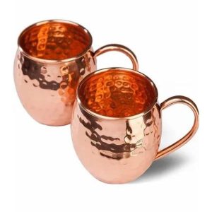Wholesale Best Quality Pure Copper Drinking Cup with Custom Size Handmade for Copper Water Glass International Buyers from India