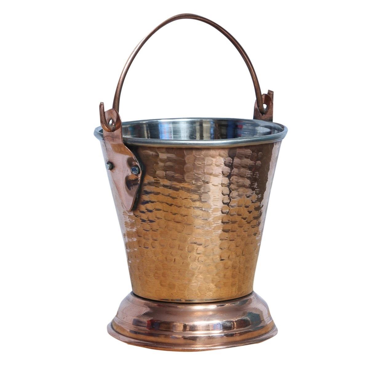 Best Quality Handcrafted Decorative Hammered Copper Balti for Gifting, Home Use, and Collections Available at Bulk Quantity