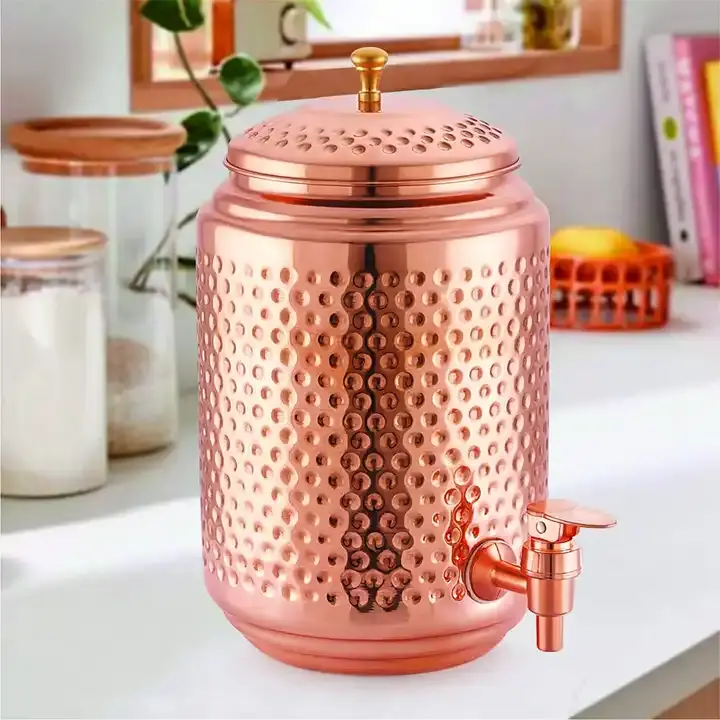 Indian Supplier Eco Friendly Copper Water Dispenser Supports Skin Health or Balanced pH Available at Bulk Quantity - Image 2
