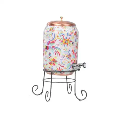 Indian Export Pure Copper Ayurvedic Water Dispenser Naturally or Durable & Elegant Design Use for Drinking Available at Sale