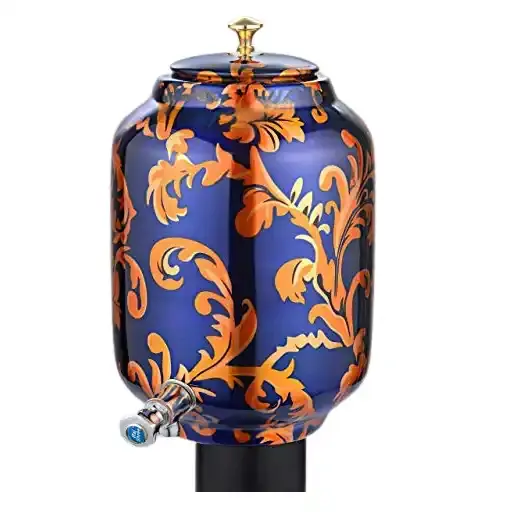 Indian Export Pure Copper Ayurvedic Water Dispenser Naturally or Durable & Elegant Design Use for Drinking Available at Sale - Image 4