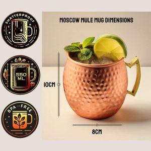 High on Demand Handcrafted Copper Mule Mug for Drinking Water Available at Affordable Price from India