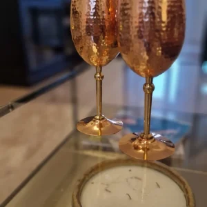 Export Quality Copper Glass for Moscow Mule Elegant Hammered Design for Parties Bar & Home Use from India Available for Sale