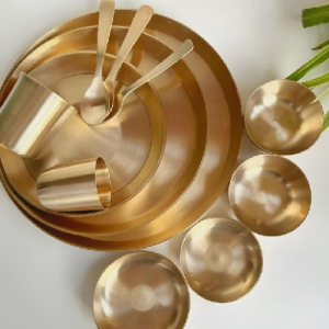 Kansha thali set (bronze thali set)