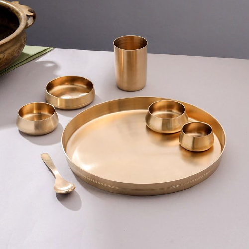 Kansha thali set (bronze thali set) - Image 3