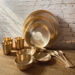 Kansha thali set (bronze thali set)