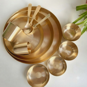 Kansha thali set (bronze thali set)