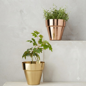 Metal planter holder