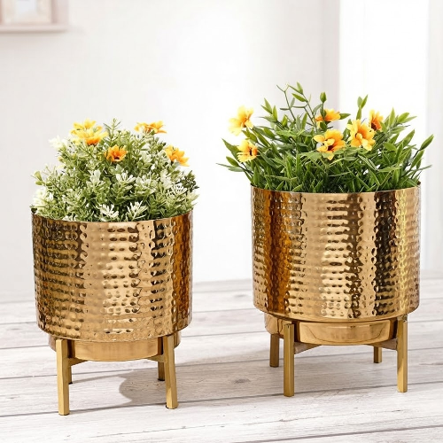 Brass planters - Image 5