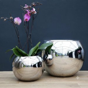 Stainless steel flower pot