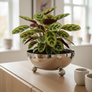 Stainless steel flower pot