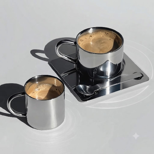 Stainless steel tea cup - Image 2