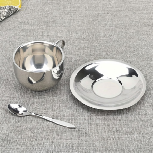 Stainless steel tea cup
