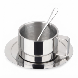 Stainless steel tea cup