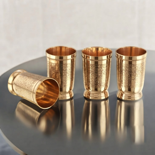Brass glass