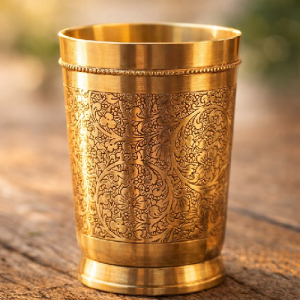 Brass glass