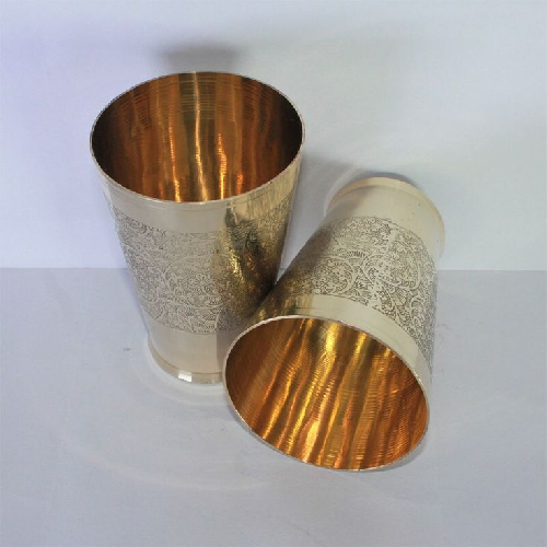 Brass glass - Image 7