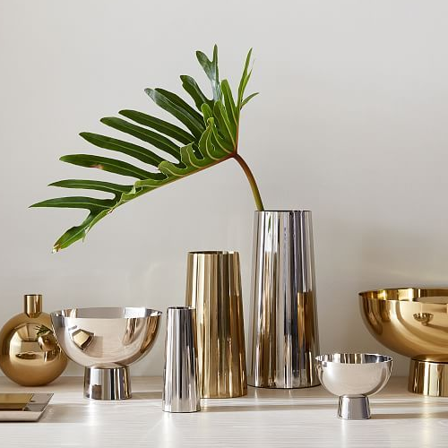 Metal flower vase - Image 3