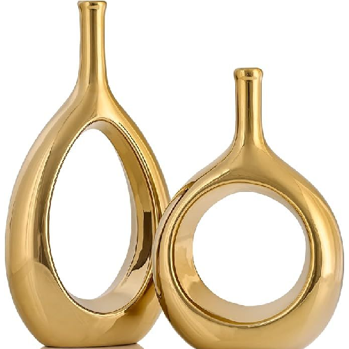 Metal flower vase - Image 4