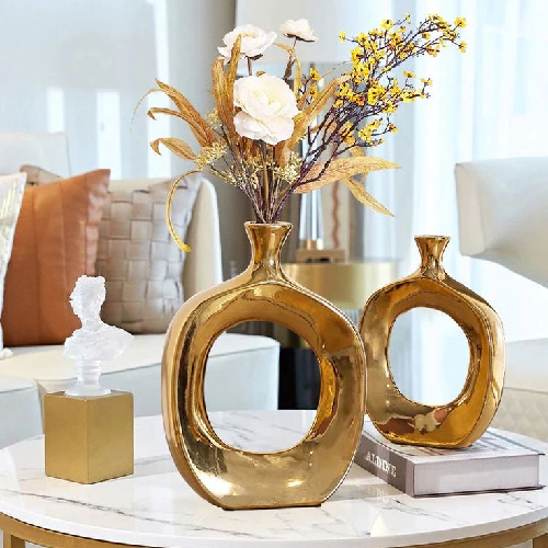 Metal flower vase - Image 6